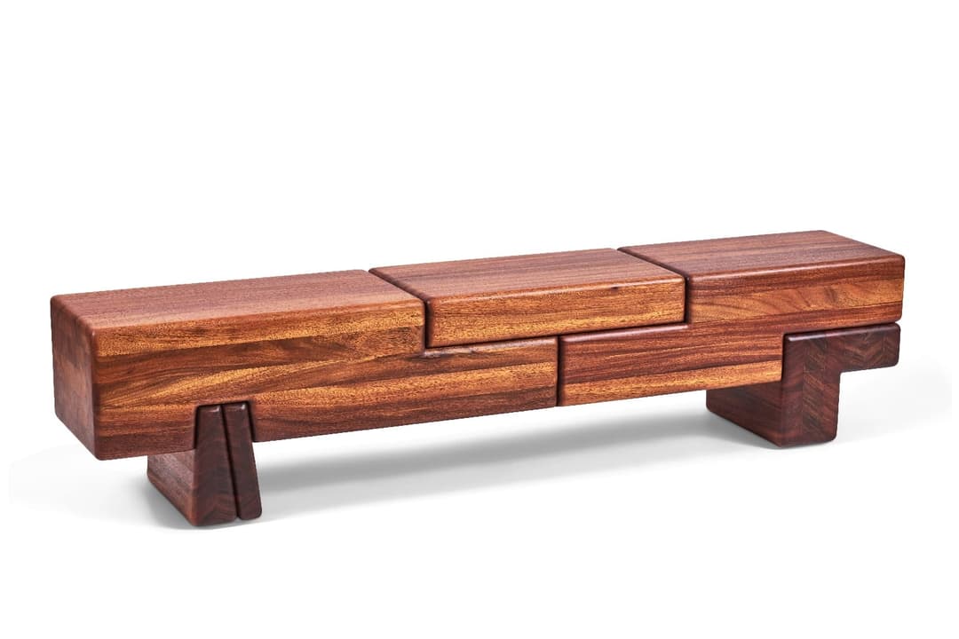 Laminated Offcut Bench